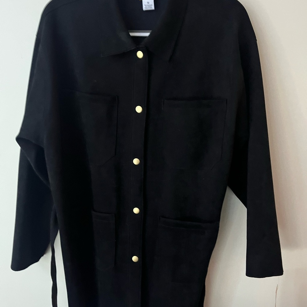 Ruby Rd. Black Button-Up Dress - Picture 3 of 12